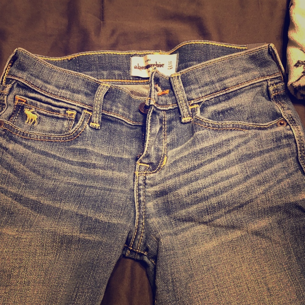 Girls Abercrombie & Fitch Bootcut Jean Size 10 NWT